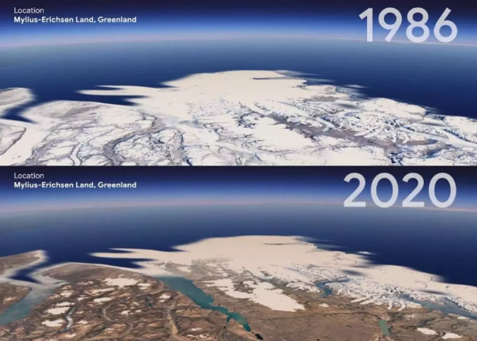 Traveling back in time?  Check out “Timelapse” for Google Earth that lets you do this
